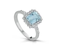 Anello PG Gioielli Donna Cloud in Oro bianco Acquamarina 1.63 Ct ANCLOUD/3 - ANCLOUD/3